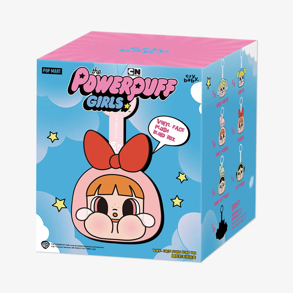 CRYBABY × Powerpuff Girls Series - Vinyl Face Plush Blind Box